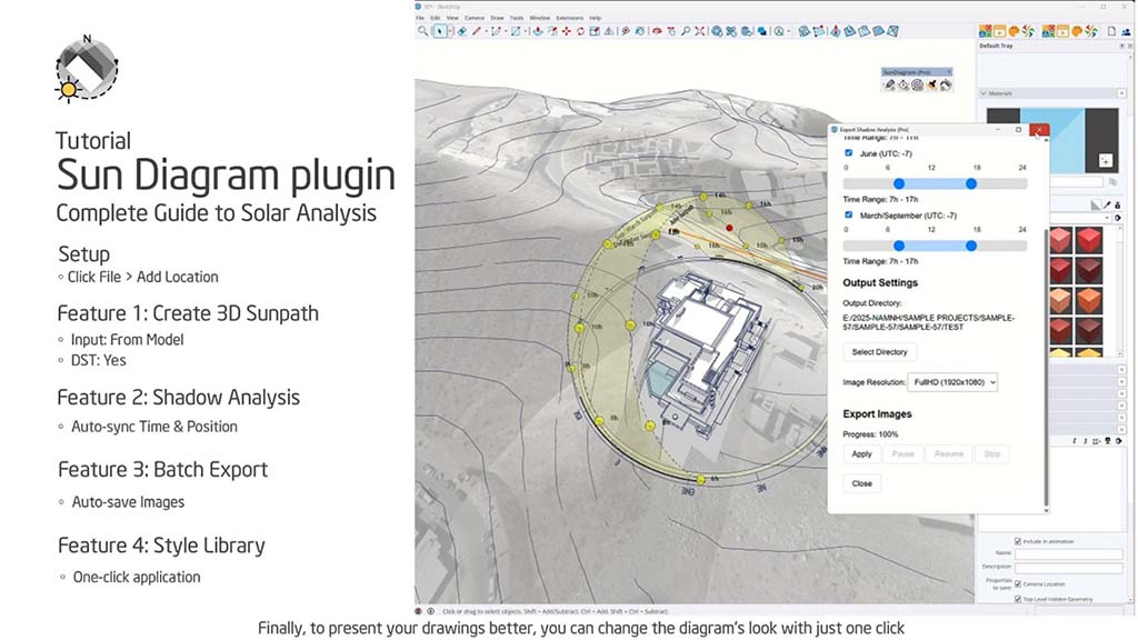Sun diagram tutorial